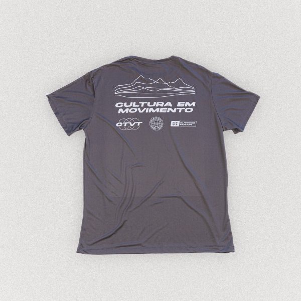 Camiseta Dry Fit Outdoor Motion Cinza