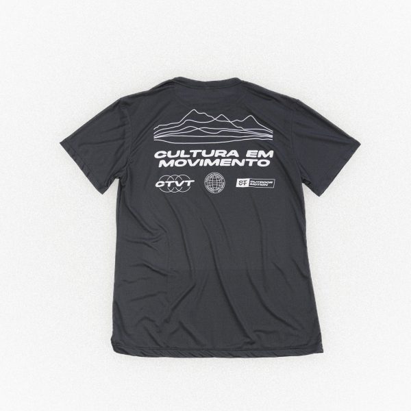 Camiseta Dry Fit Outdoor Motion Preta